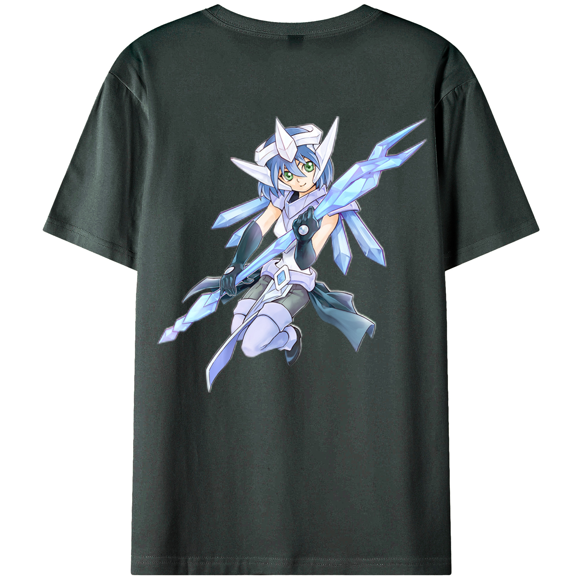 （画像用） 遊☆戯☆王 Yu-Gi-Oh! 綿100％ メンズ半袖Tシャツ（バックプリント） 通気性